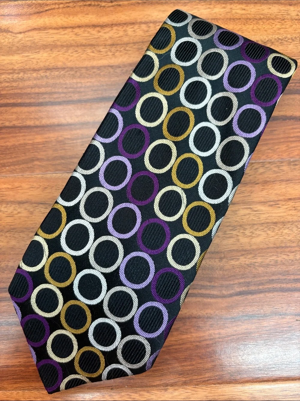 Michael Kors Silk Circle‎ Pattern Neck Tie